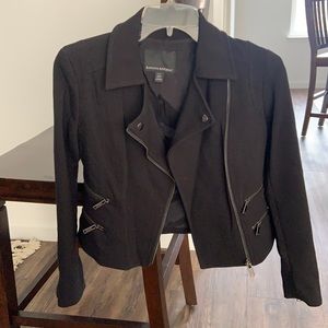 Banana Republic Cropped Moto Jacket